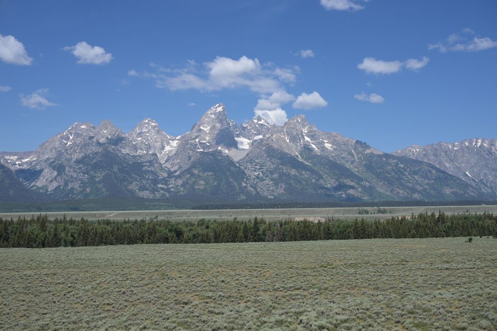 Blick zur Teton-Range