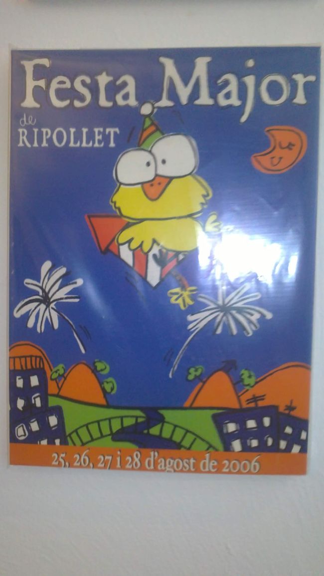 Old posters of the Festa Major de Ripollet (photos from 2018)