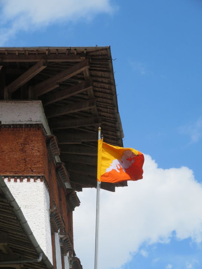 Flagge von Bhutan