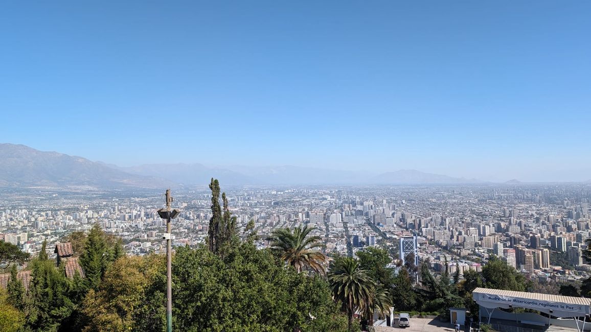 Llegada a Santiago de Chile