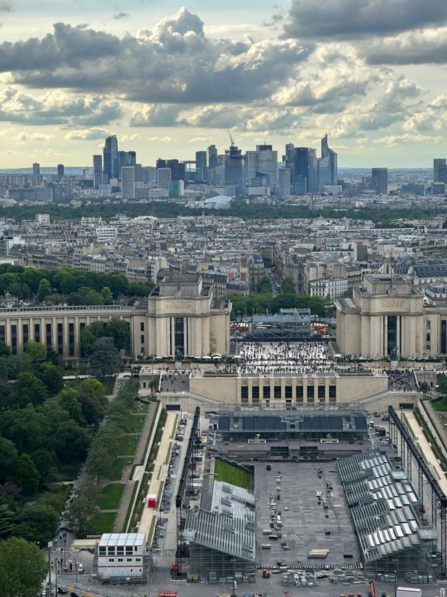 Aussicht vom Eiffelturm