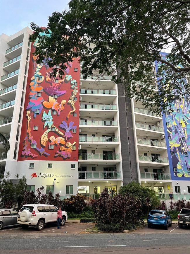 Das Appartmenthotel für die ersten drei Nächten 