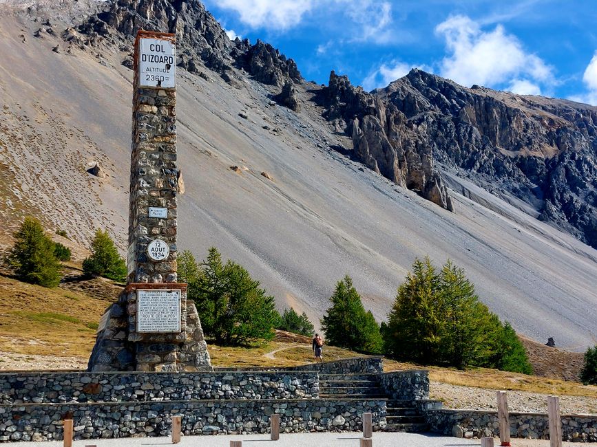 en el Col d'Izoard, conocido por muchas carreras del Tour de Francia