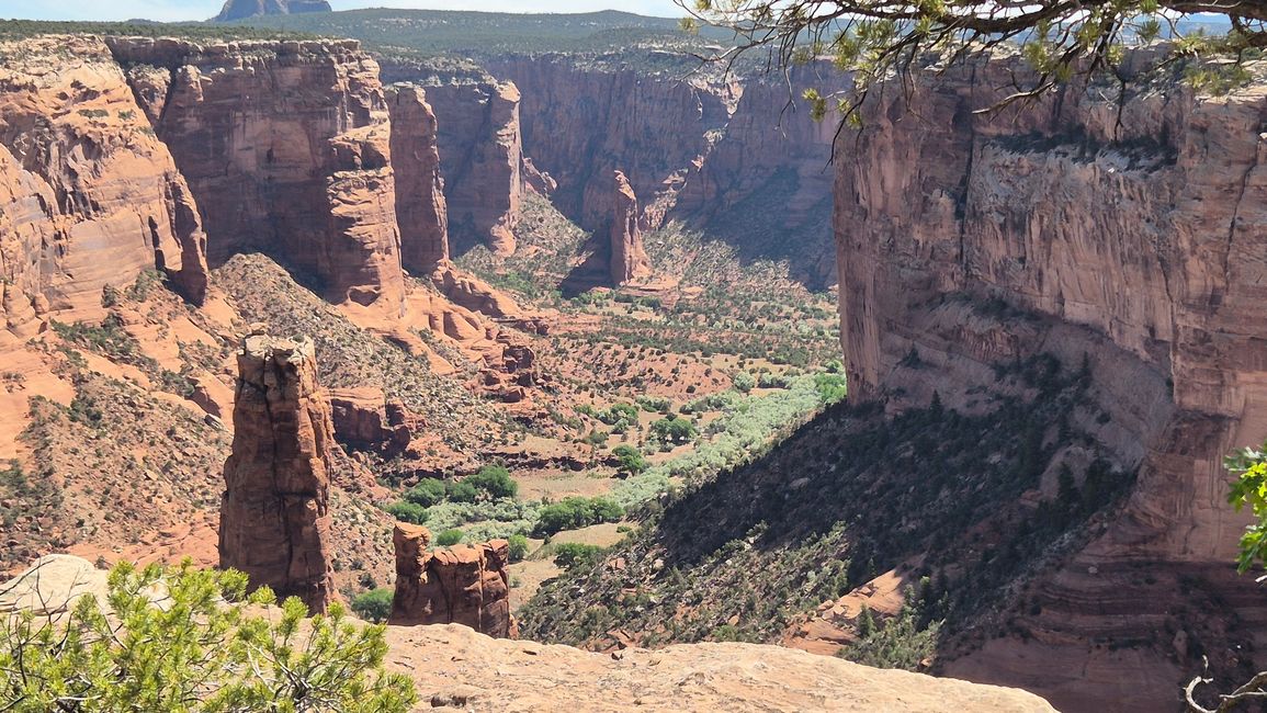 Cosima with Spider Rock