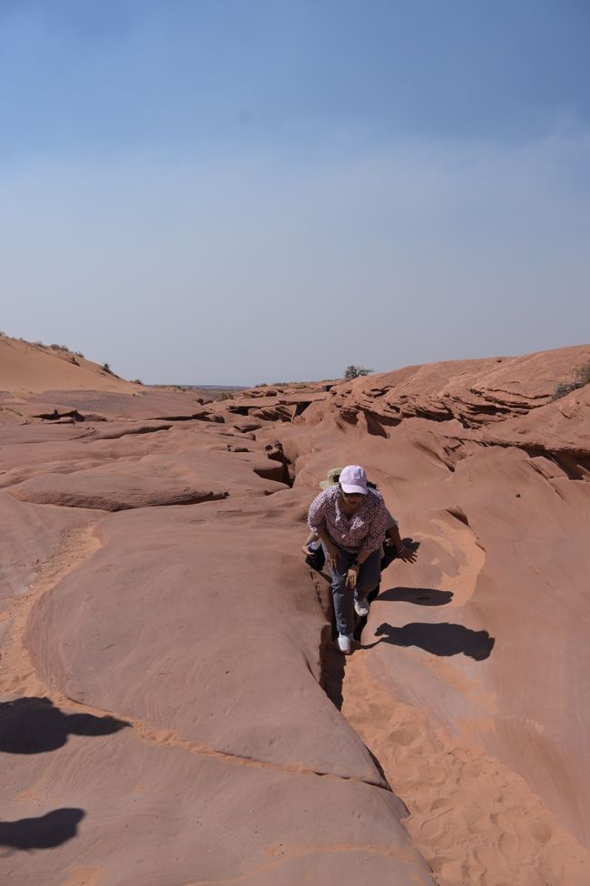 Ausgang vom Lower Antelope Canyon