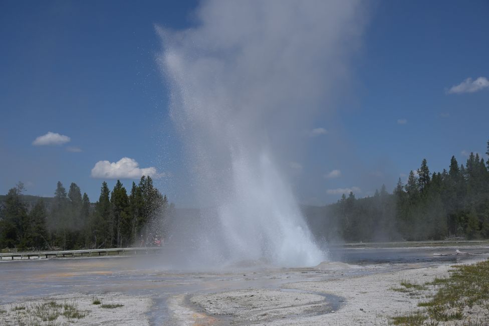 Bassin supérieur des geysers - Geyser Daisy