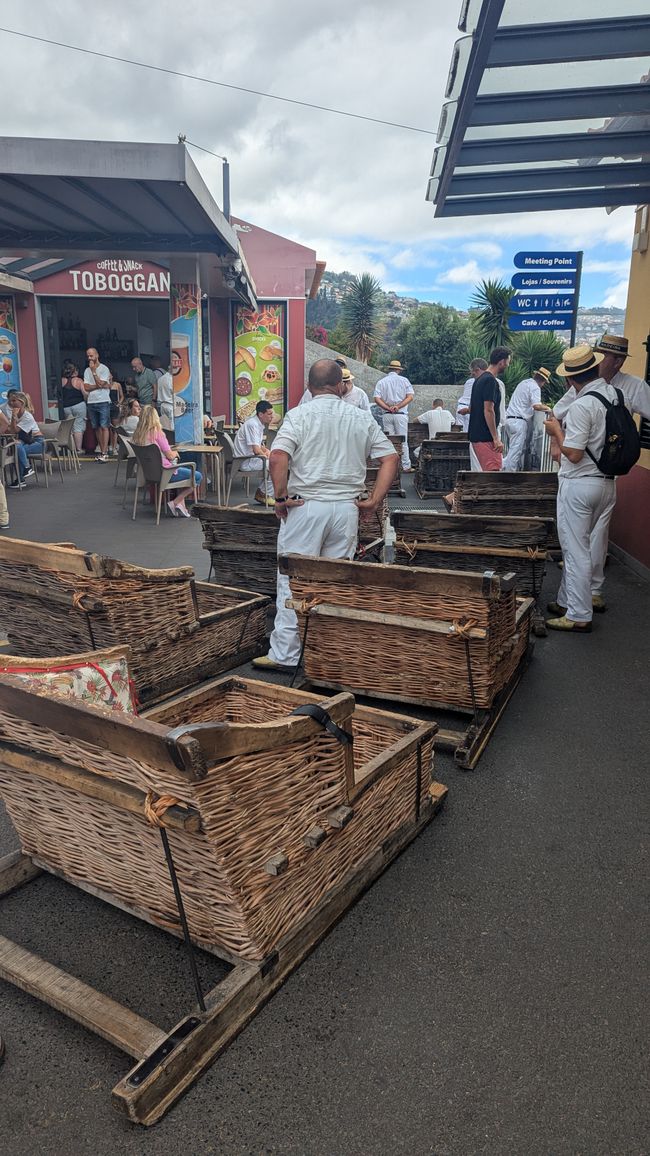 Nach 10 Minute sind wir unten