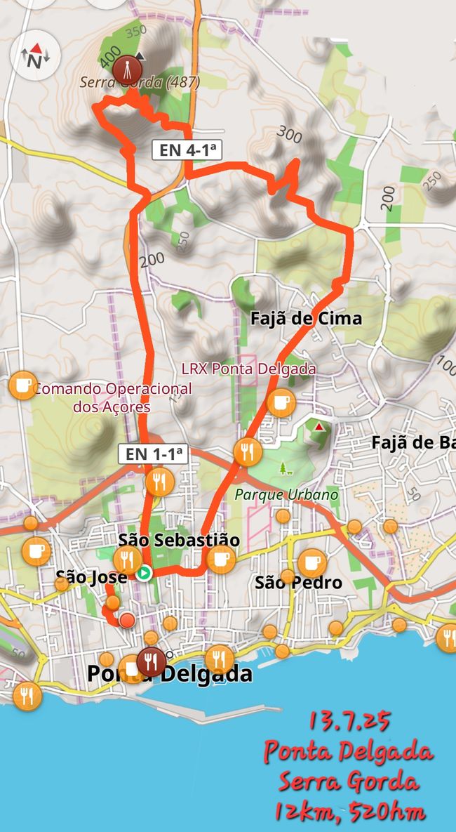 13.7.25 Wanderunzum Serra Gorda
