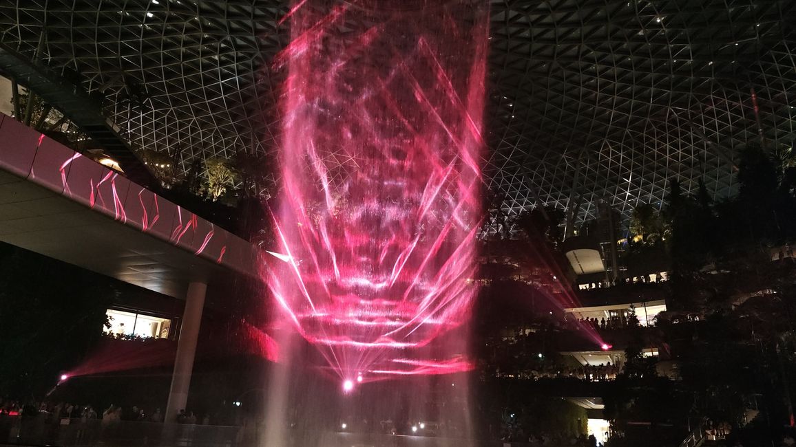 Waterfalls at the Airport