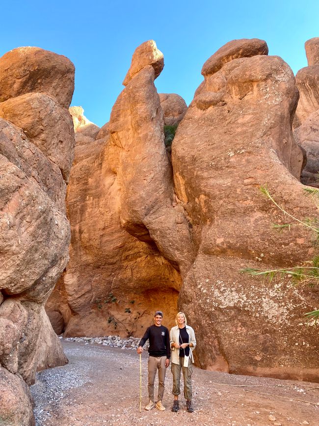 Without Hassan, we would have been lost and would not have found our way through the canyon