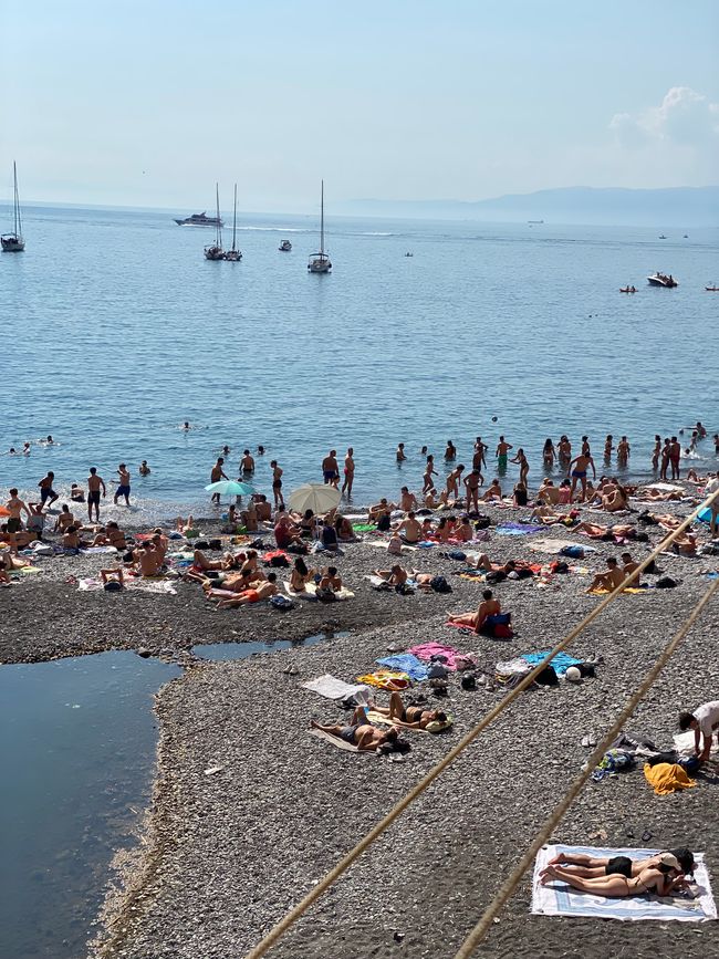 Plage de galets