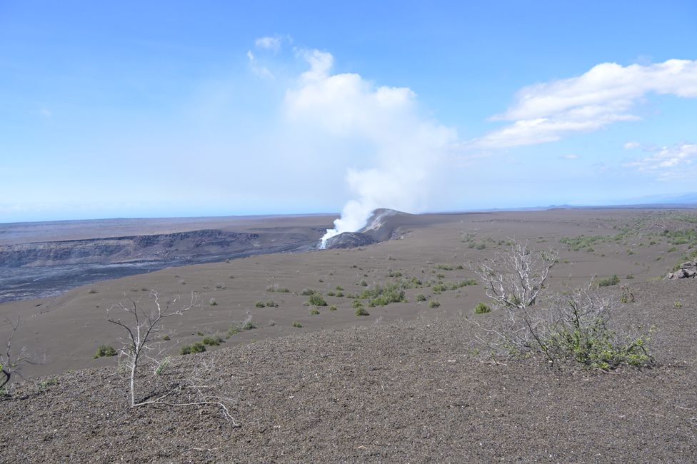 Crater de Kilauea - Site d'éruption actuel