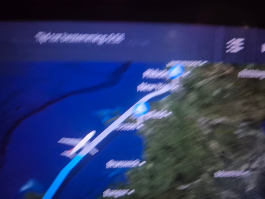 前往美国的旅行，第一天