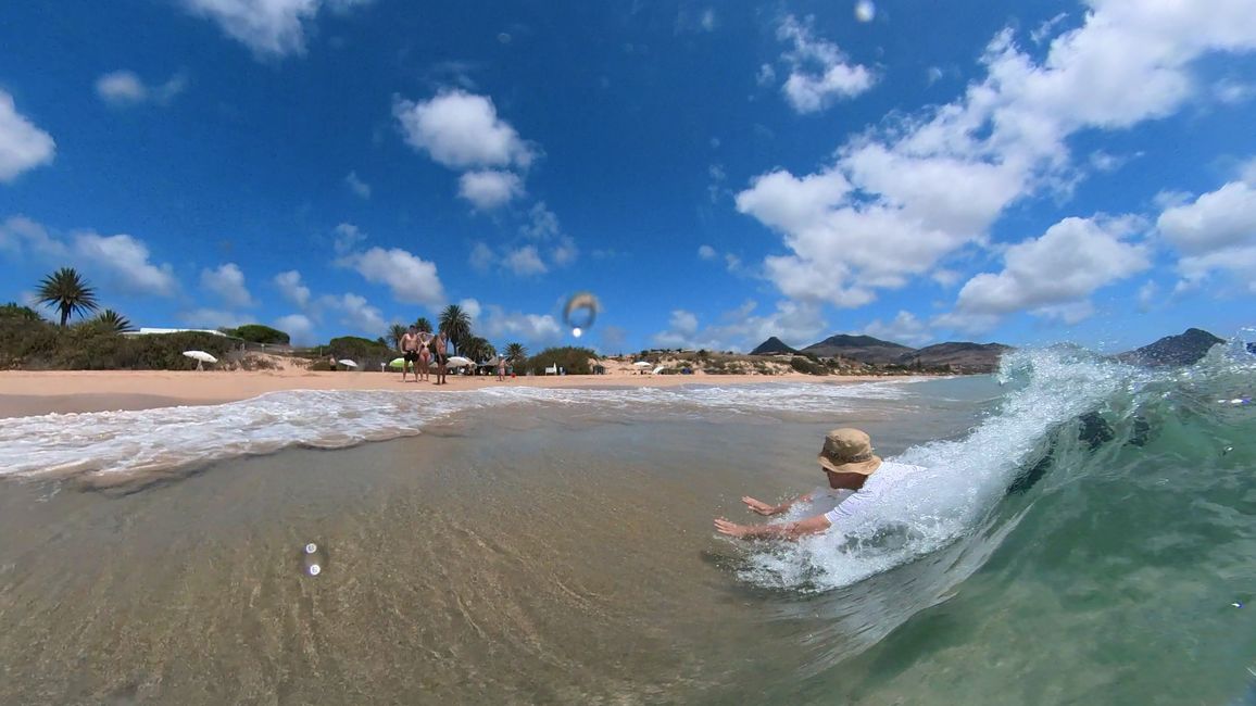 Tag 5: Spaß am Strand von Porto Santo