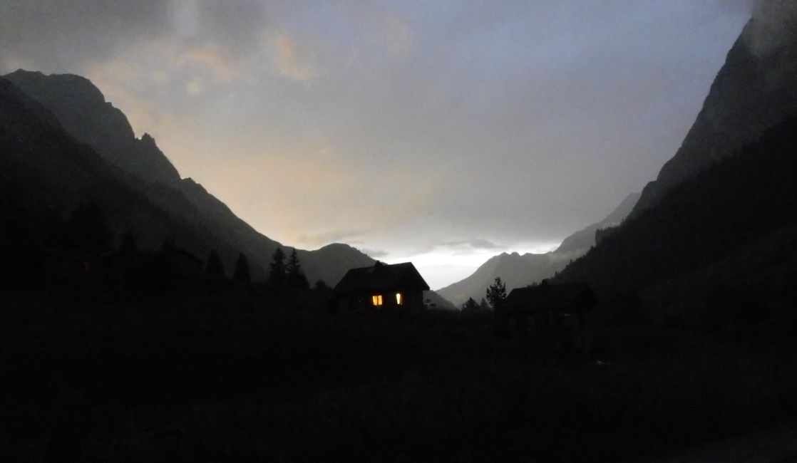 Das Gewitter zieht ab