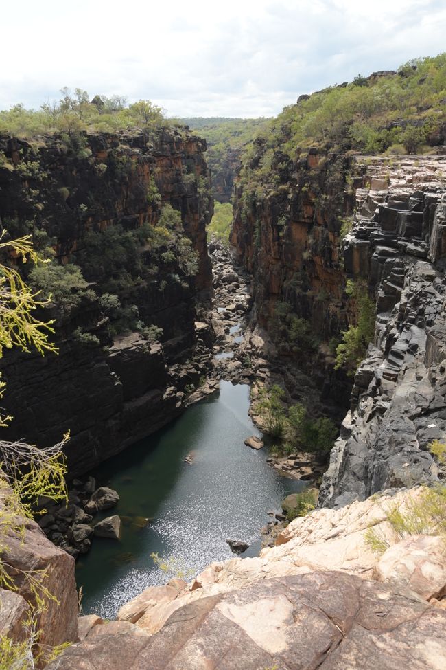 Above the falls