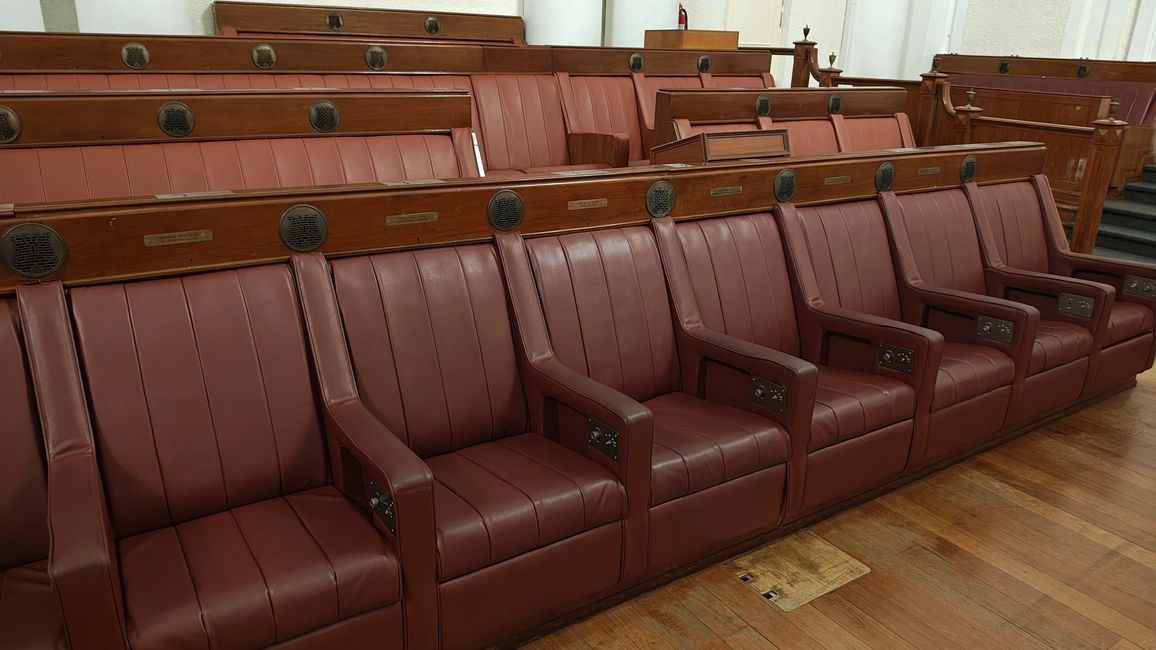 We take our seats in Parliament
