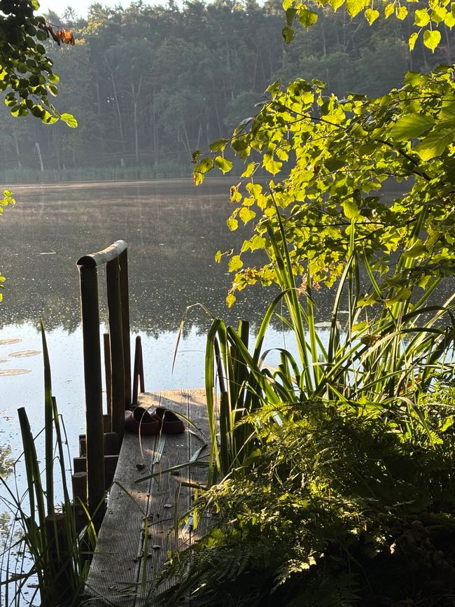 und morgens ein Bad im „Seechen“