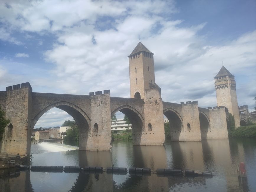 Ponte Valentre über den Lot, Cahors