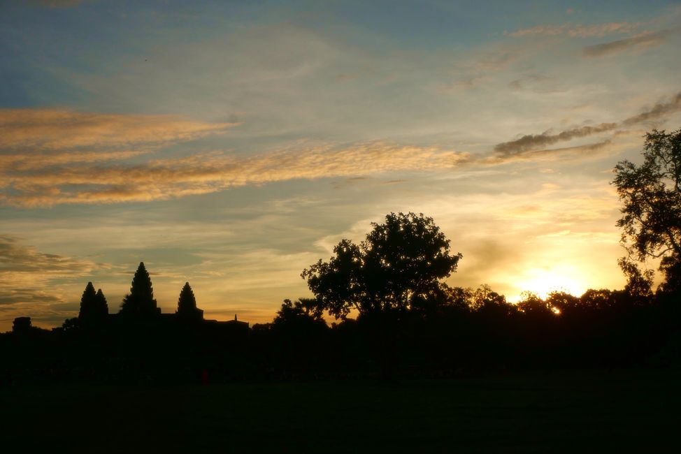 Sonnenaufgang in Angkor Wat