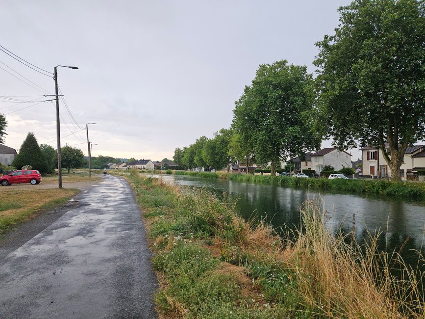 Das erste Mal bei Regen auf Tour