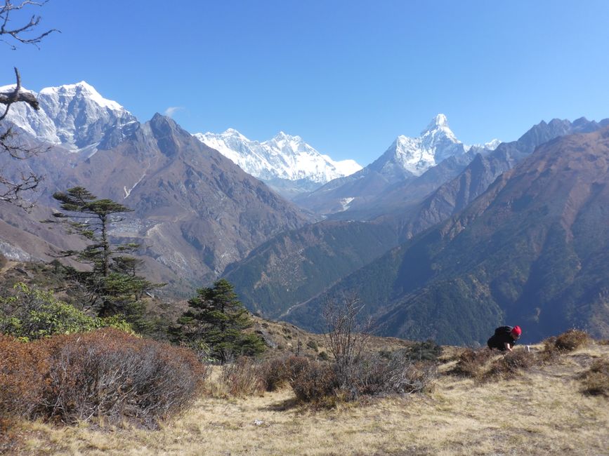 Toller Blick auf den Everest 