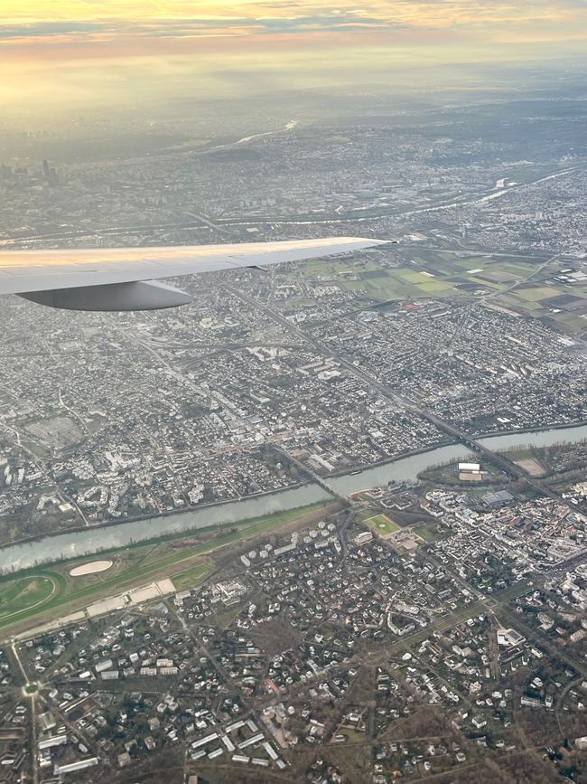 Anflug Paris