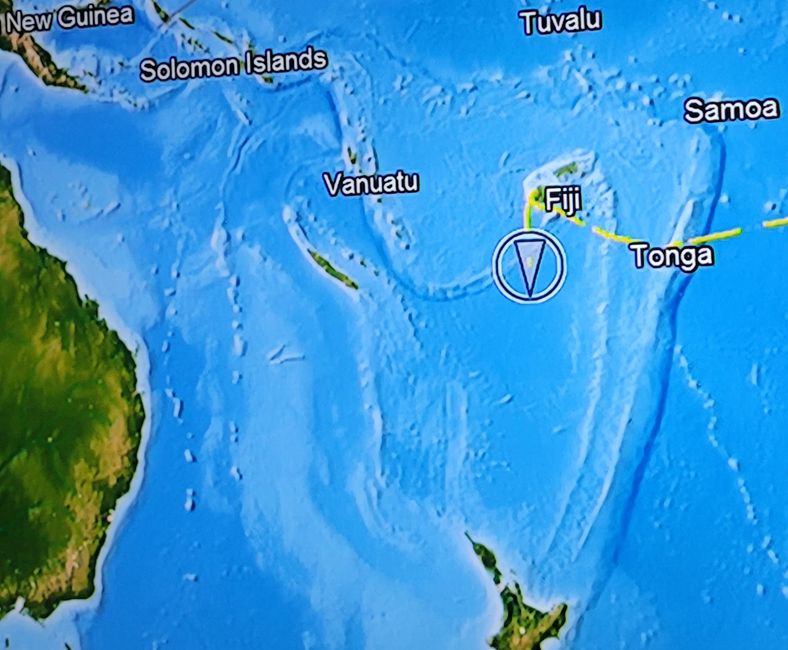 Giorno 75 a 77 di 175: Crociera intorno al mondo - Giorni in mare tra Fiji e Nuova Zelanda