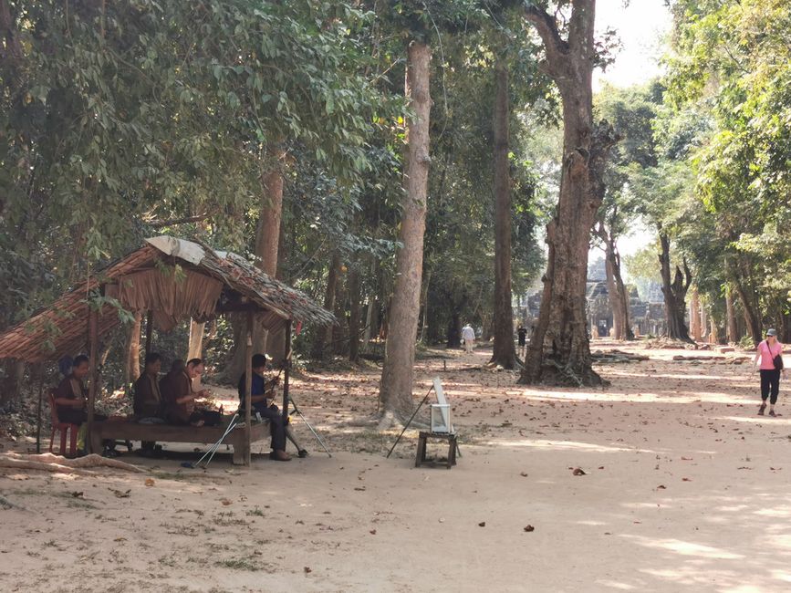 On Temple Tour in Siem Reap