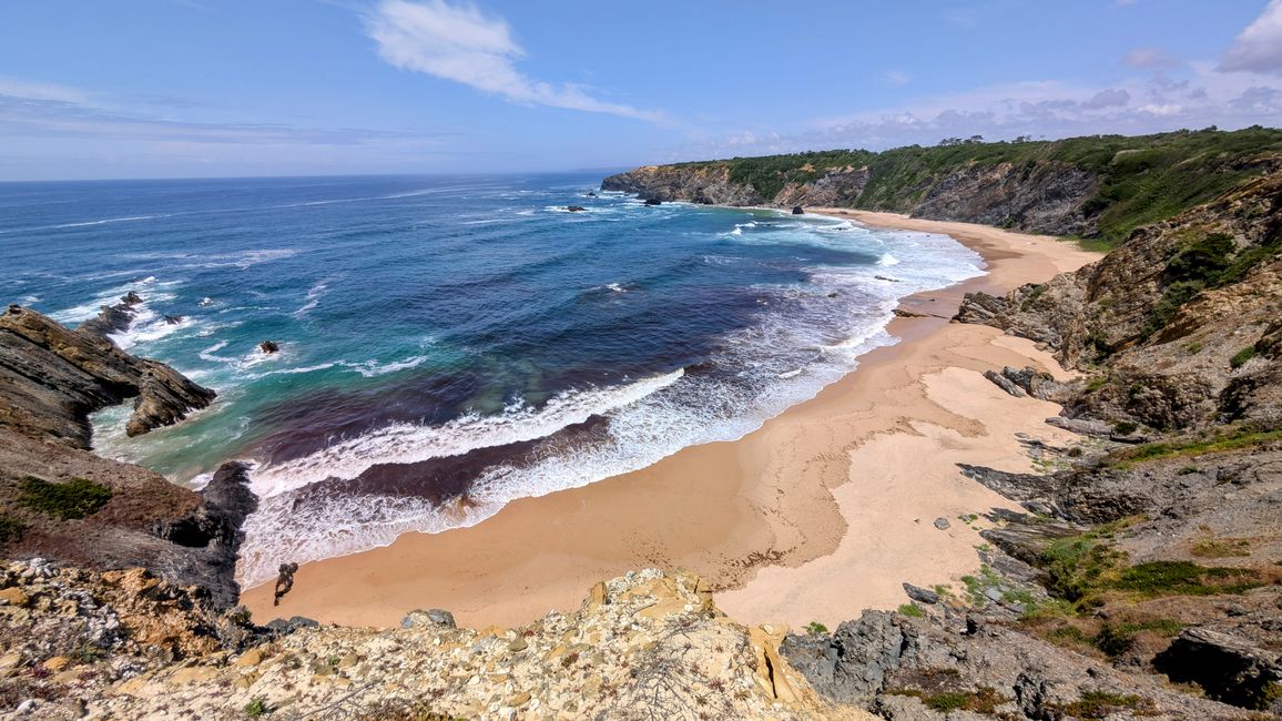 8. Etappe von Odeceixe nach Zambujeira do Mar