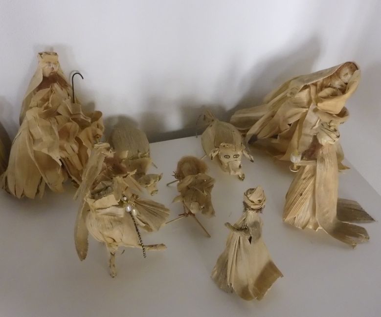 Krippe aus Maisblättern