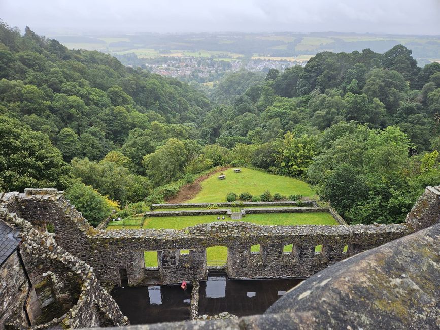 Aussicht vom Castle Campbell