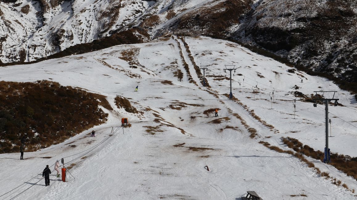 Skipiste am Taranaki