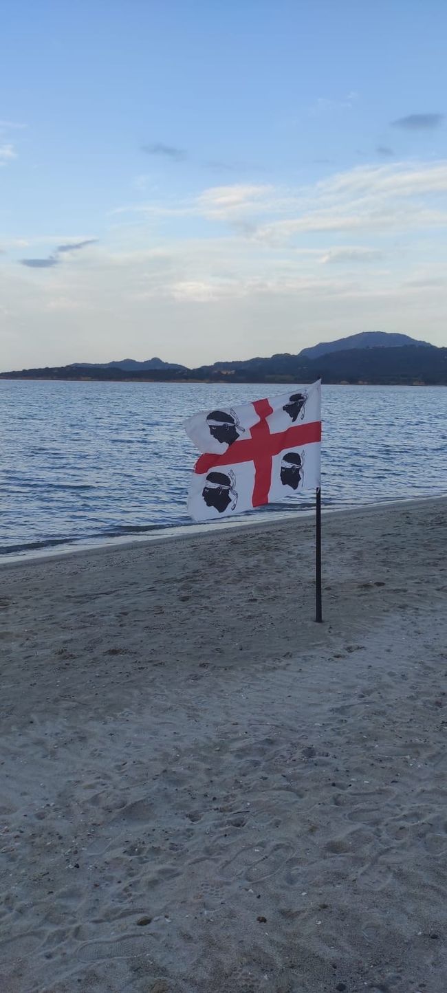 Sardische Flagge 4 Mori