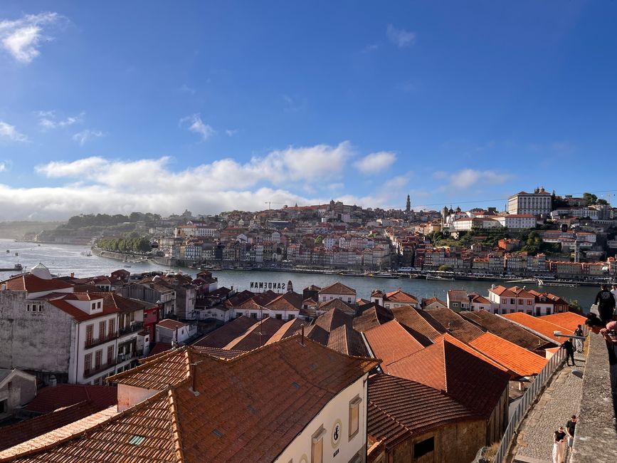 El hermoso Porto - visto desde Gaia, antes se encontraban aquí las bodegas de vino de Oporto