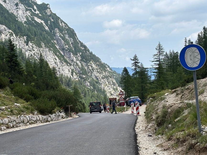 Gli scalatori di vette - siamo sul Passo Vrsic