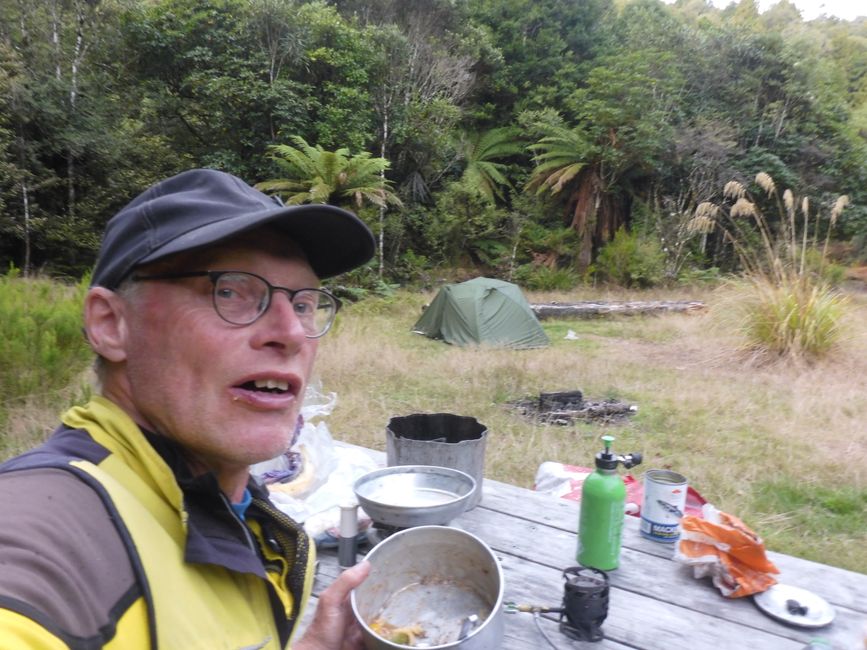 Abendessen am Herisson Creek