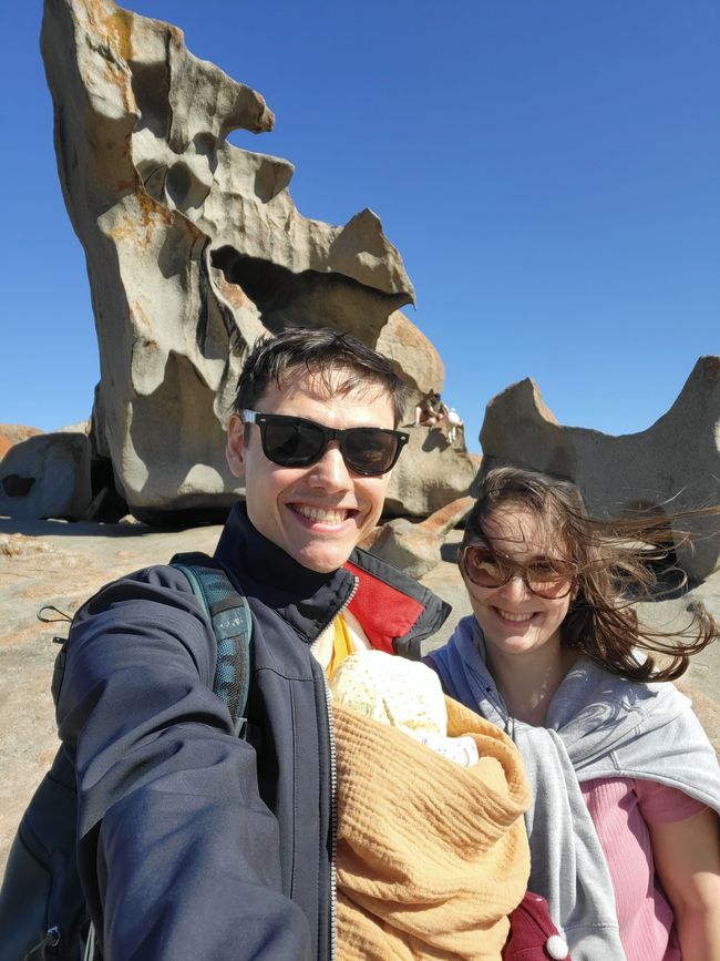Kangaroo Island with Baby M.
