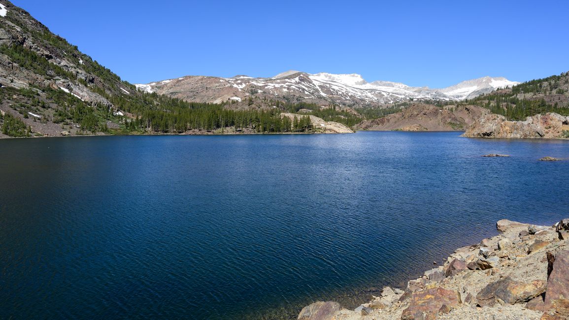 A mountain lake at about 3,000 m