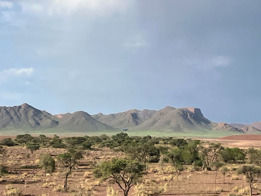Il deserto namibiano - un mare di sabbia