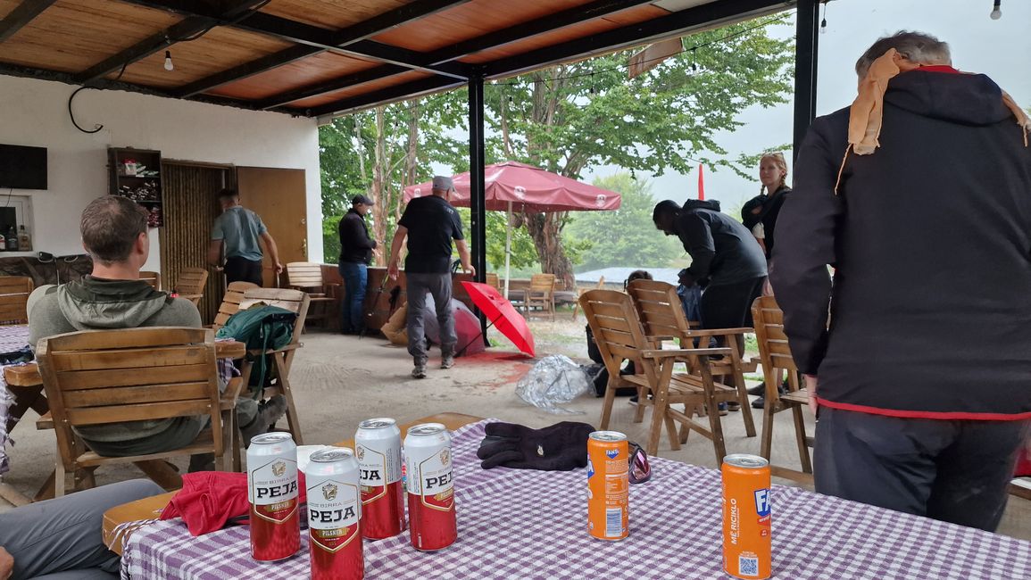 nach einem helftigen Regenguss