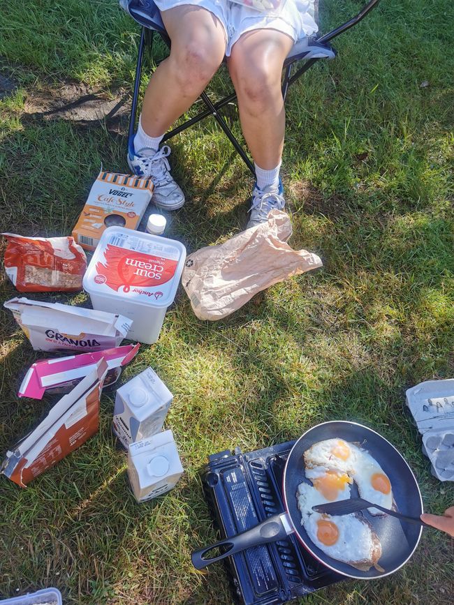 Camping Frühstück
