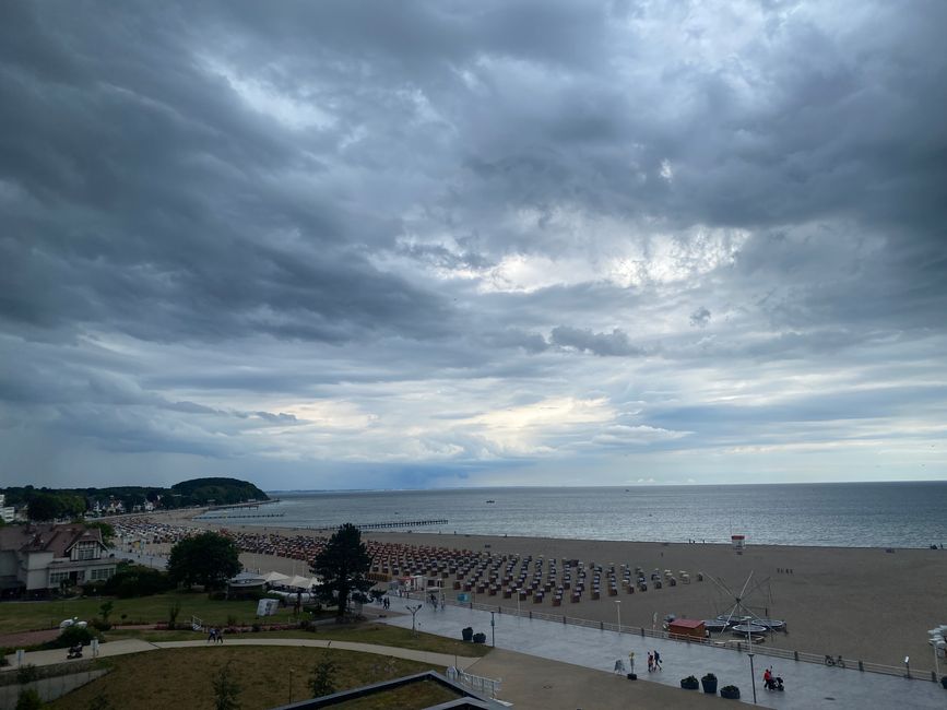 So sah der Himmel gegen 14 Uhr aus