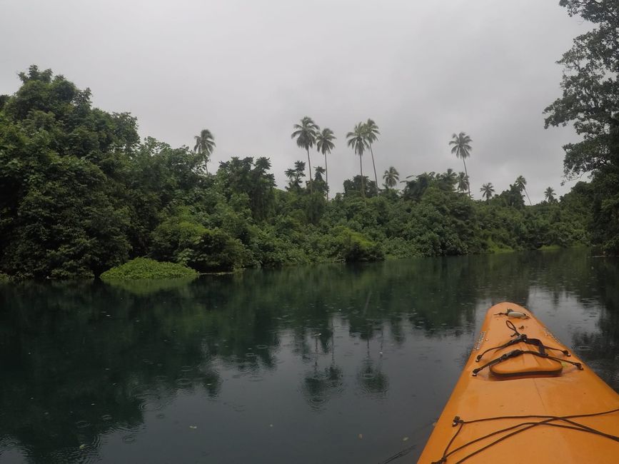 En camino al Matevulu Blue Hole