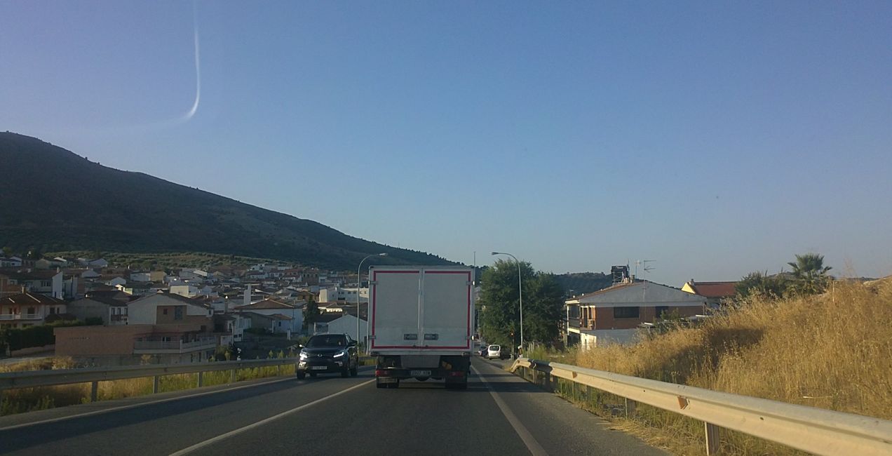 Fotos von meinem Auto aus Puerto Lope (Moclín, Granada) (August 2021)