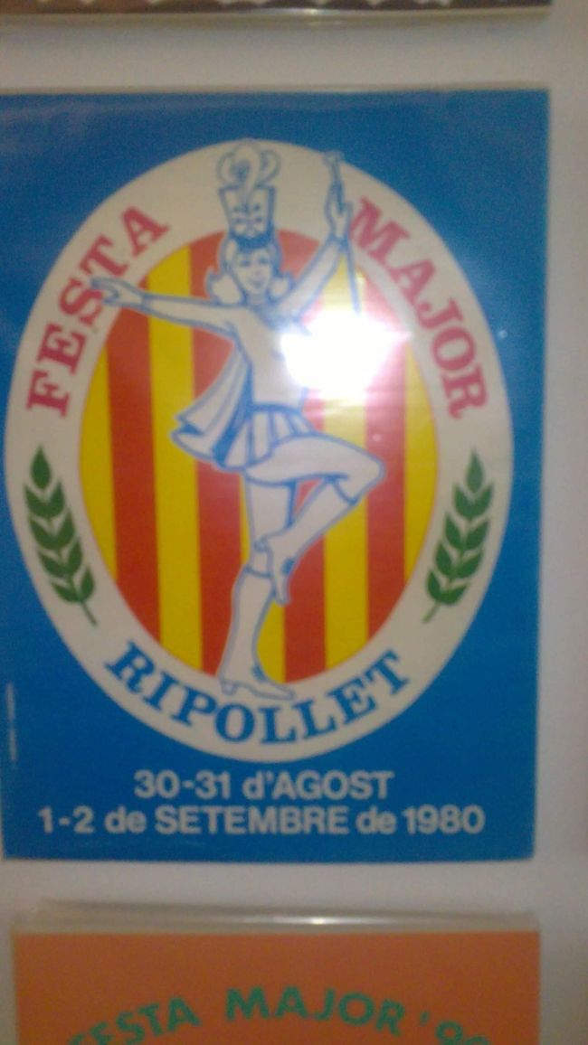 Old posters of the Festa Major de Ripollet (photos from 2018)