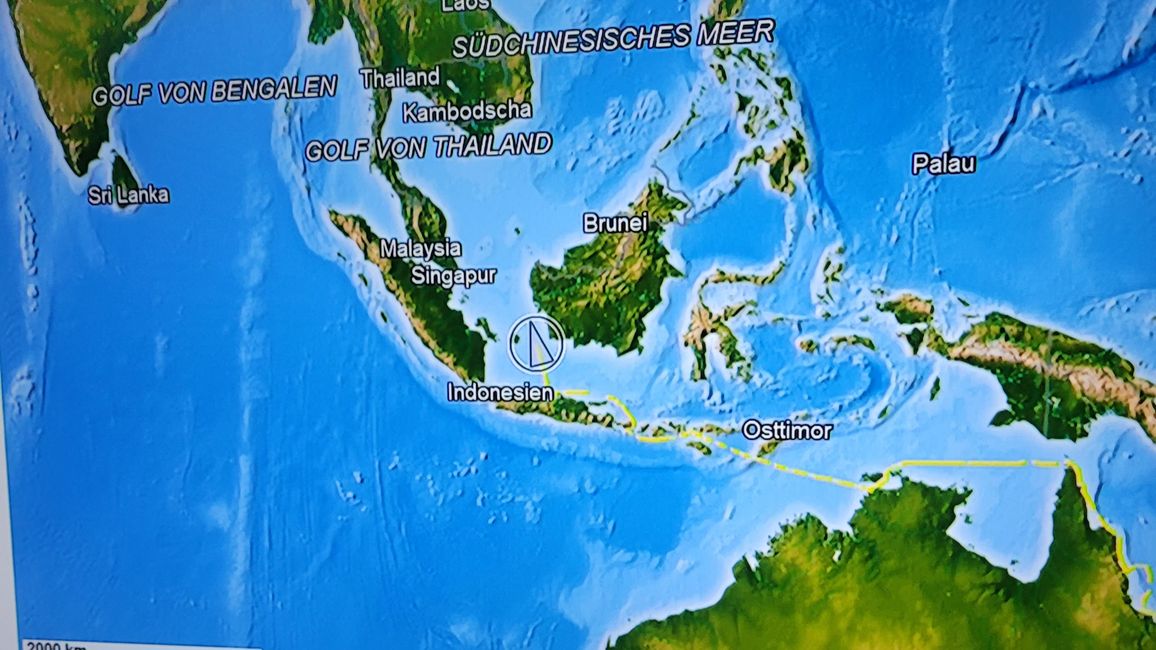 Día 114 y 115 de 175: Crucero por el mundo - Semarang/Java y día de mar