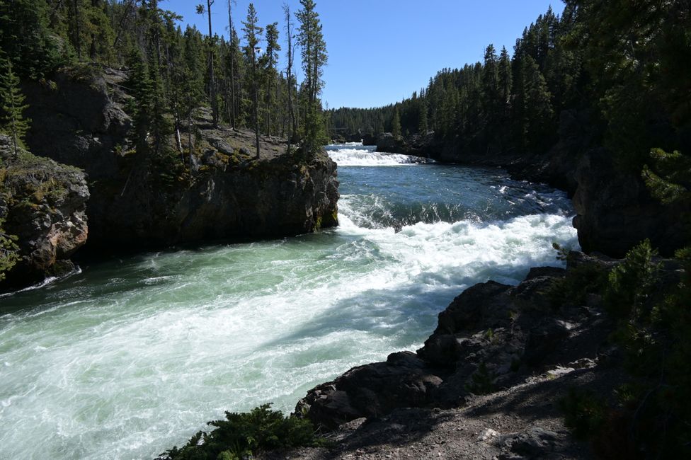 Grand Canyon de Yellowstone - Chutes Supérieures
