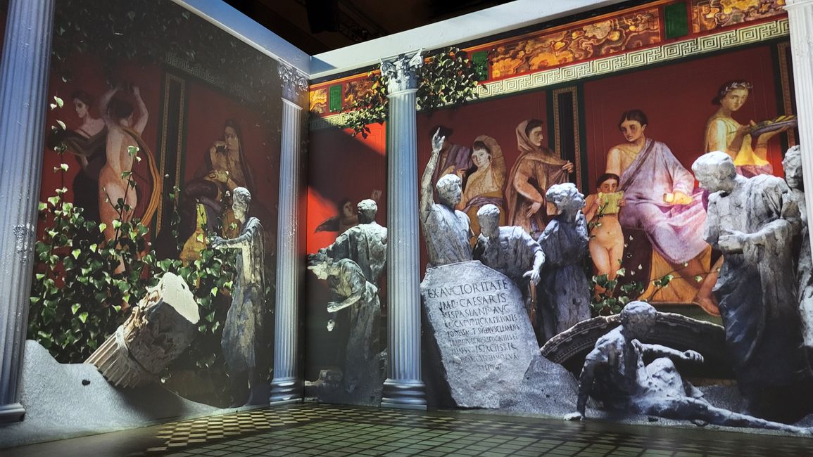 Les derniers jours de Pompéi - l'exposition immersive