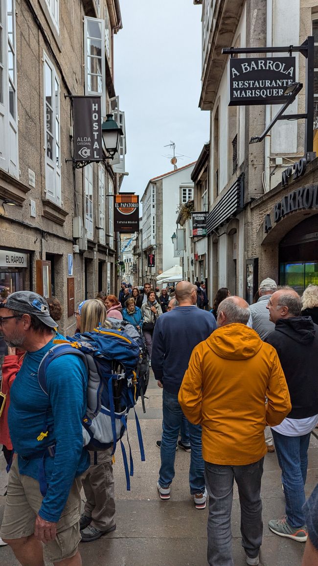 Thirteenth stage on the Camino Portugues from Padron to Santiago de Compostela